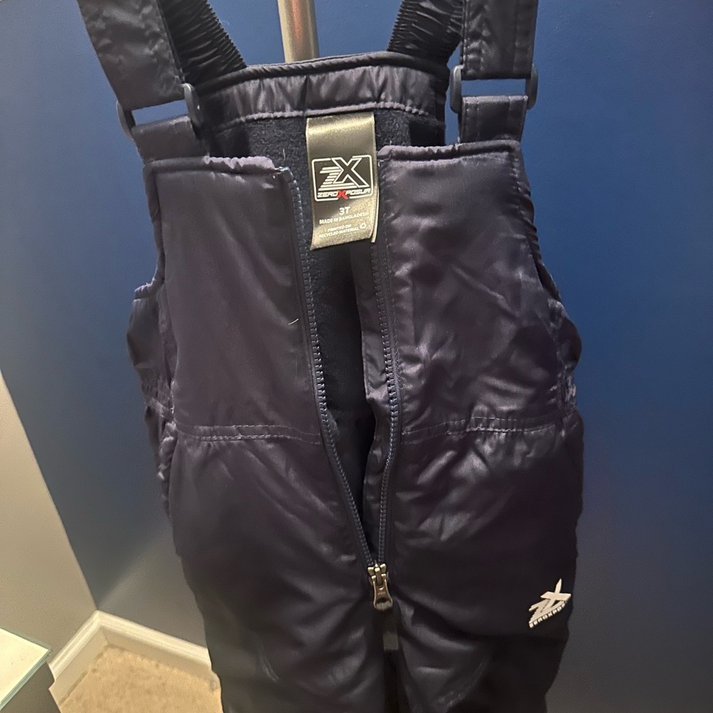 Kids Navy Snow Pants 3t